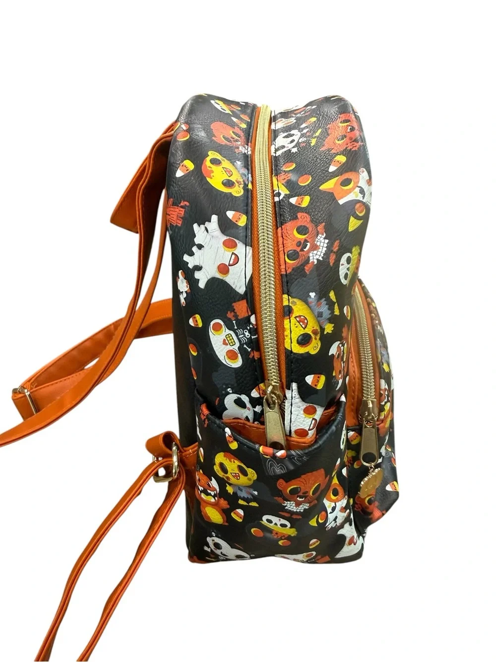 Funko Paka Paka Back Pack Halloween Mini Backpack Back and Orange Adjustable